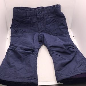 Old Navy Infant Girls Cozy Warm Fleece Lined Pants 12-18 Months